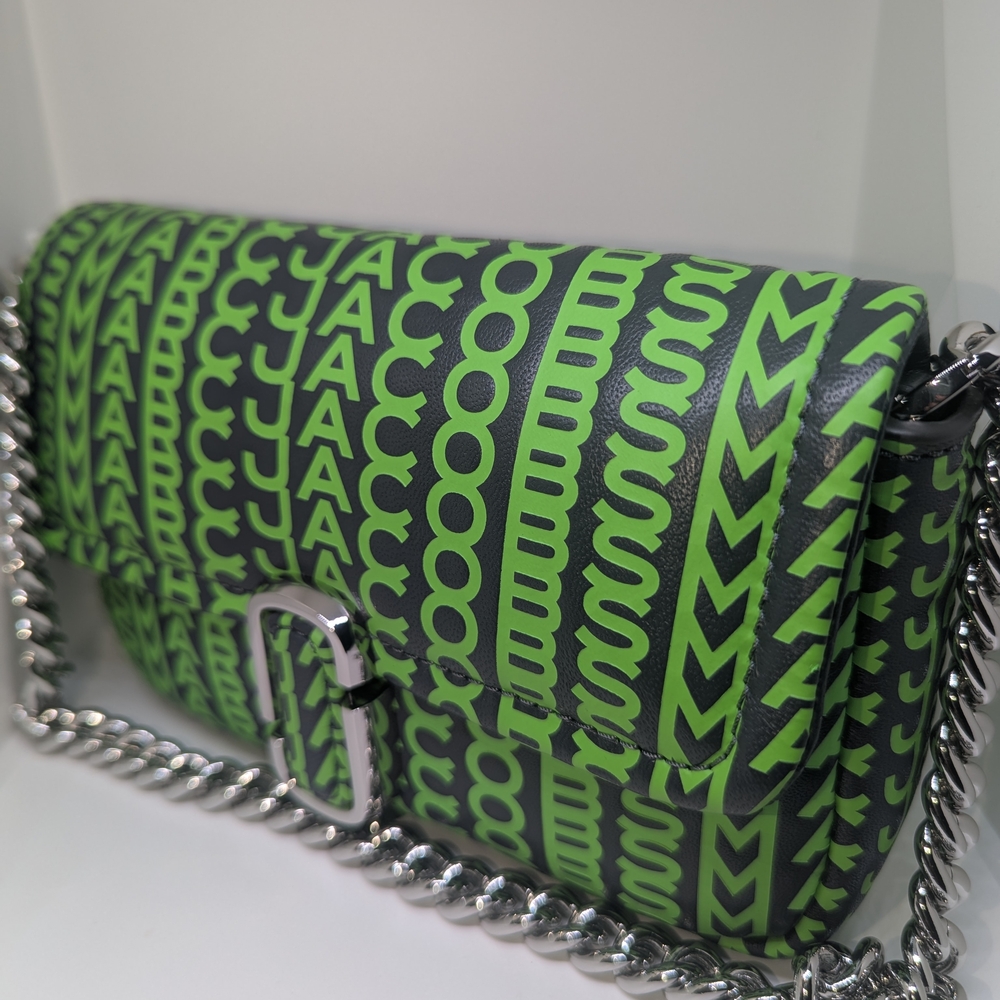 NWT Marc Jacobs Green Black Designer Bag